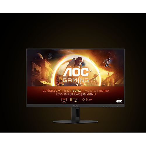 AOC - 27-inch IPS Full HD 180Hz 0.5ms / Black
