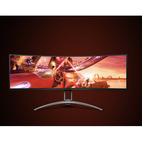 AOC - 49-inch Curved DQHD Display / Black
