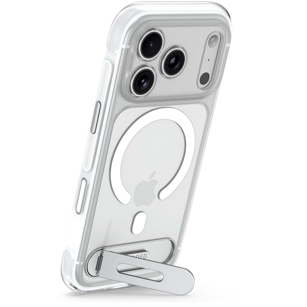 Spigen, Ultra Hybrid S MagFit, iPhone 18 Pro Max, כיסוי iPhone 18 Pro Max, כיסוי לאייפון 18 פרו מקס, כיסוי Spigen, כיסוי שקוף לאייפון, כיסוי לבן שקוף, כיסוי MagSafe, כיסוי עם רגלית, כיסוי עם סטנד, כיסוי מגן לאייפון, כיסוי עם בקרת מצלמה, כיסוי TPU, כיסוי פ