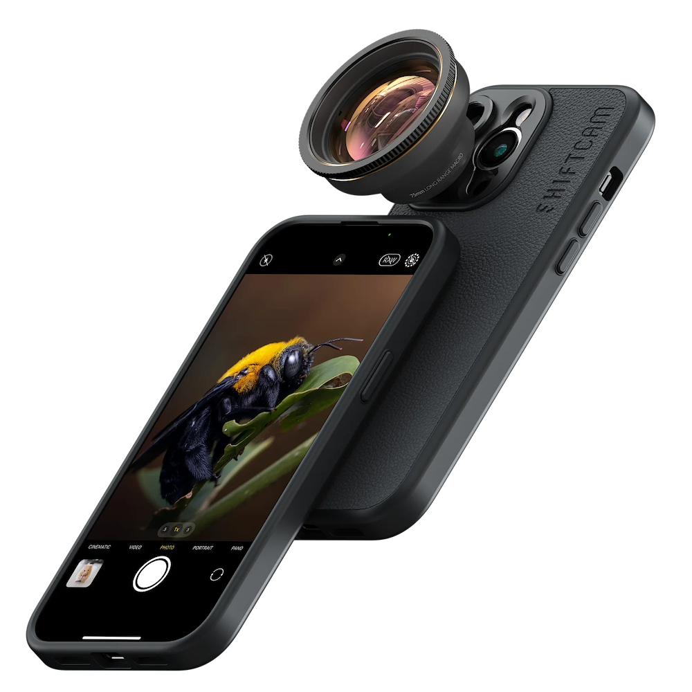 ShiftCam - LensUltra 75mm Long Range Macro / Black