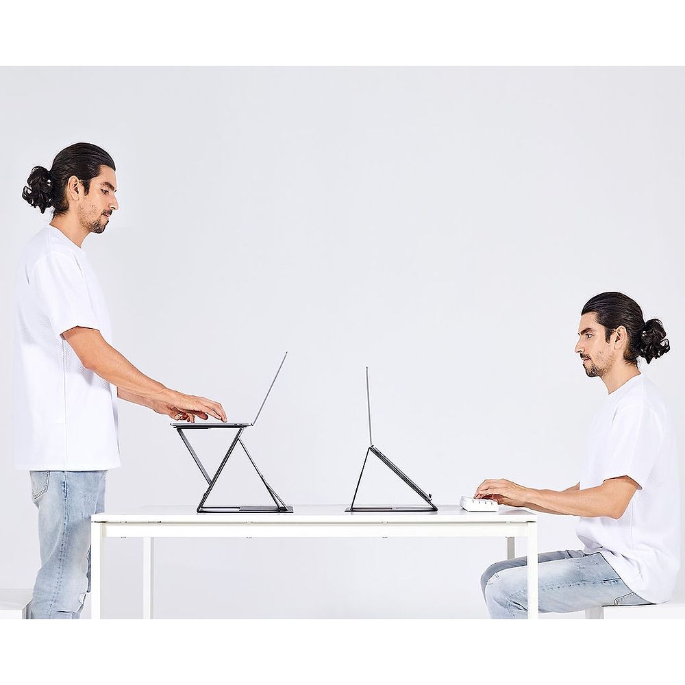 MOFT - Z Invisible Thin Sit Stand Desk for MacBook Air and Pro