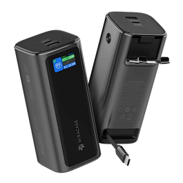 miracase - 20000mAh 130W Power Bank with USB-C Cable