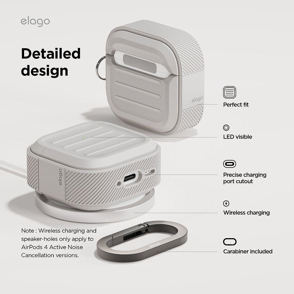 elago - AirPods 4 Hang Case / Clear