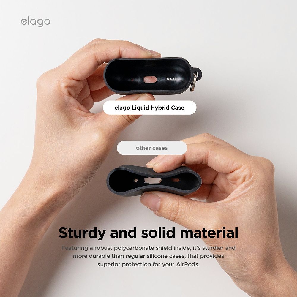 elago - AirPods 4 Liquid Silicone Hang Case 