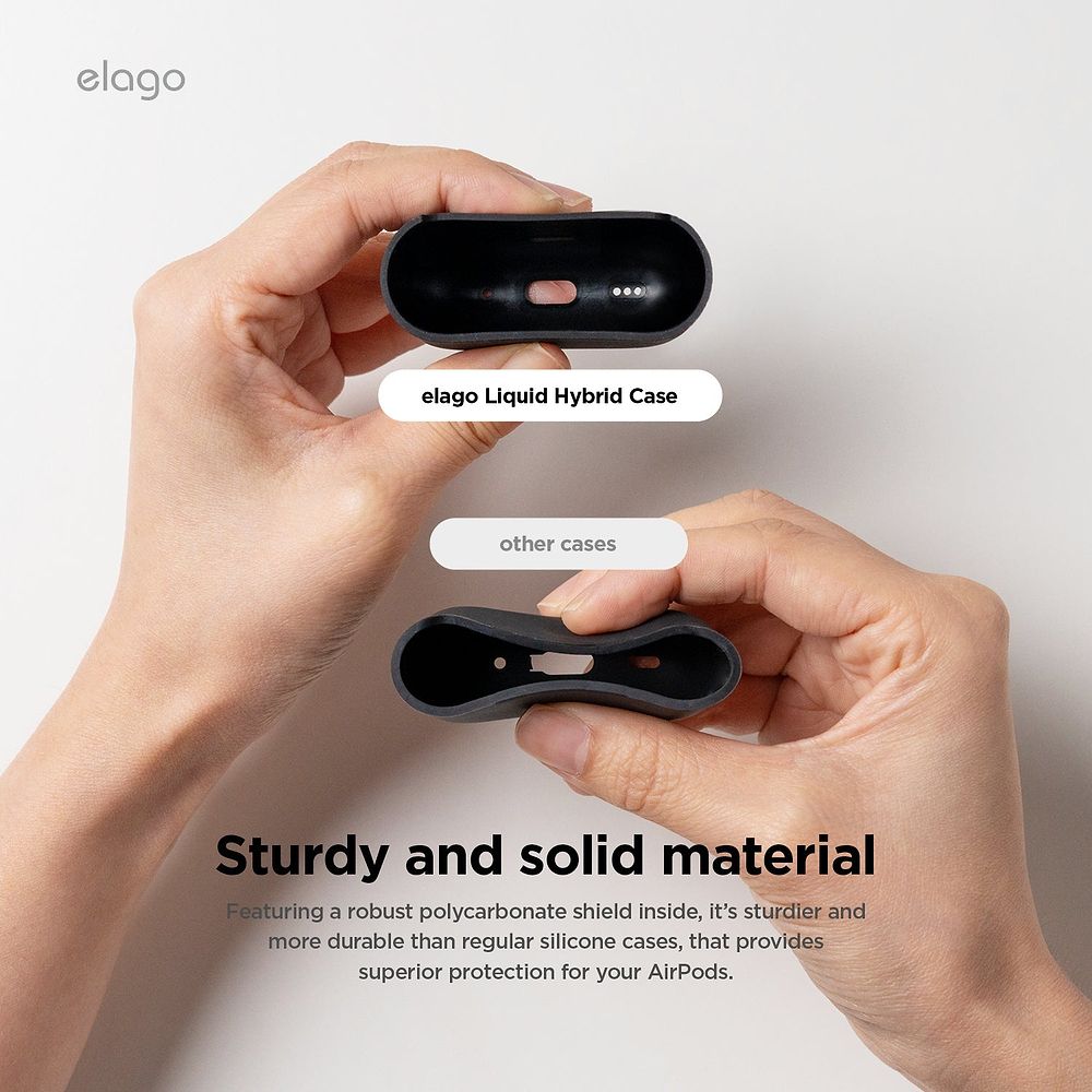 elago - AirPods 4 Liquid Silicone Basic Case