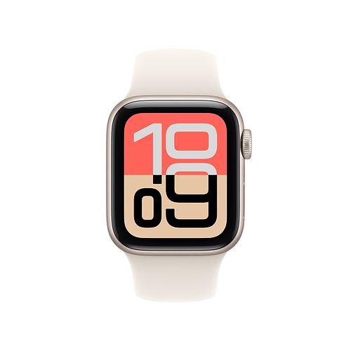 Apple - Apple Watch SE 3 GPS 40mm / Starlight Aluminium Case with Starlight Sport Band (M/L)