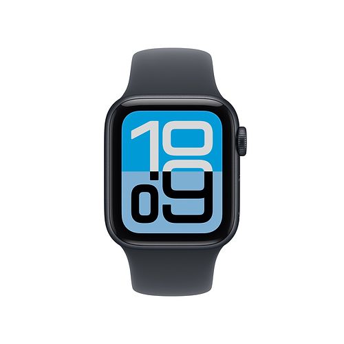 Apple - Apple Watch SE 3 GPS + Cellular 40mm / Midnight Aluminium Case with Midnight Sport Band (S/M)