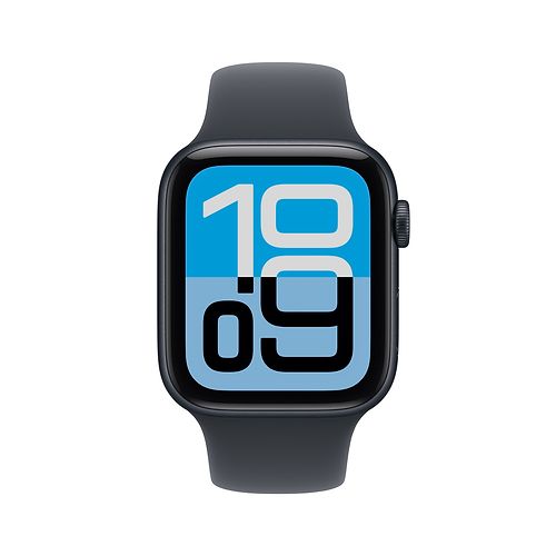 Apple - Apple Watch SE 3 GPS + Cellular 44mm / Midnight Aluminium Case with Midnight Sport Band (M/L)