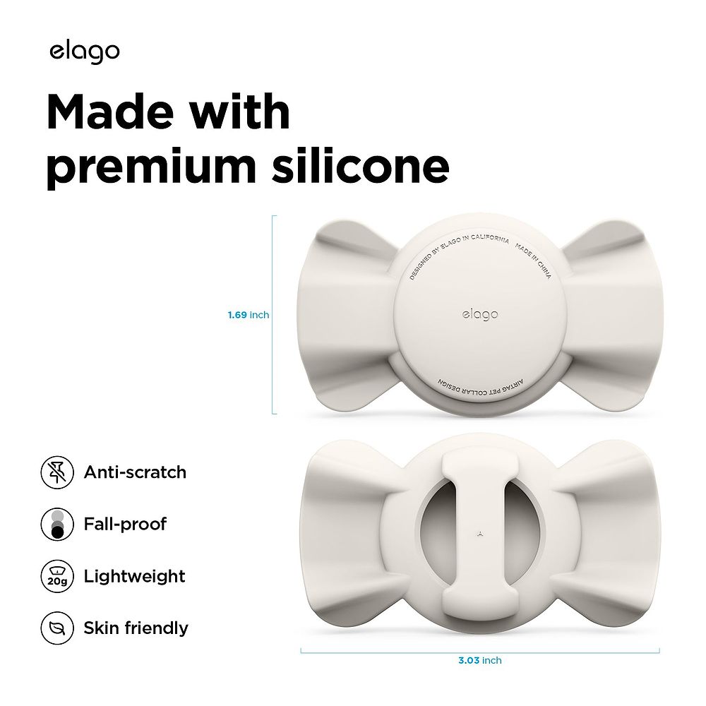 elago - Ribbon Pet Collar AirTag Case
