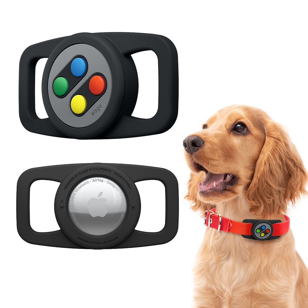 elago - W5 Pet Collar AirTag Case