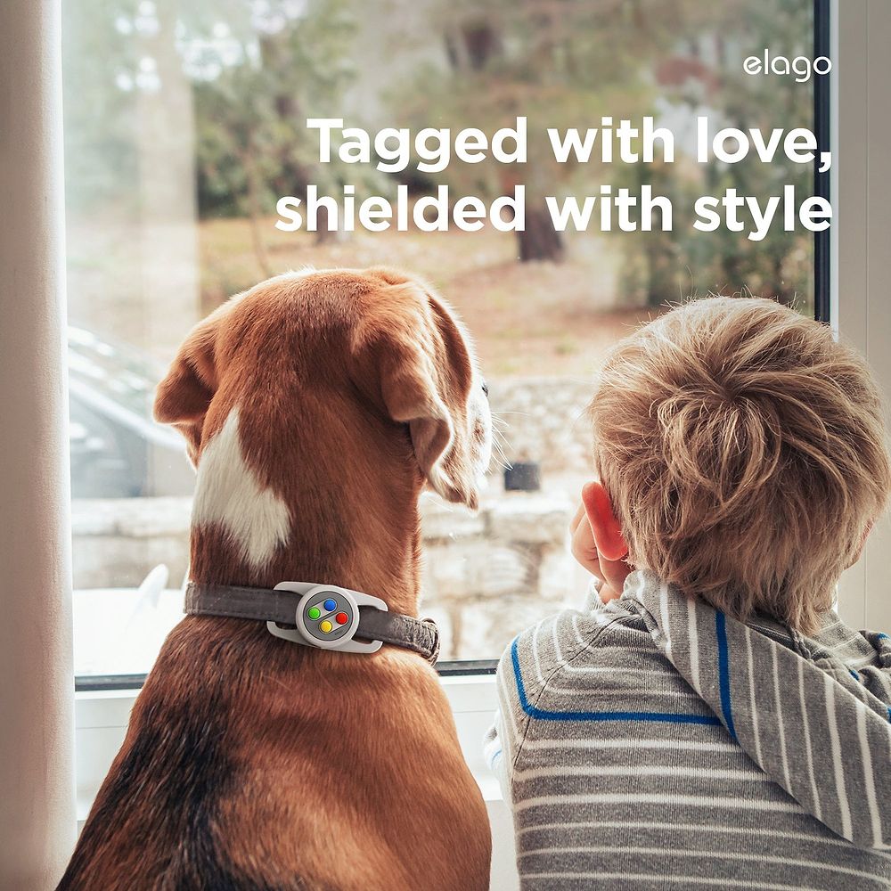 elago - W5 Pet Collar AirTag Case