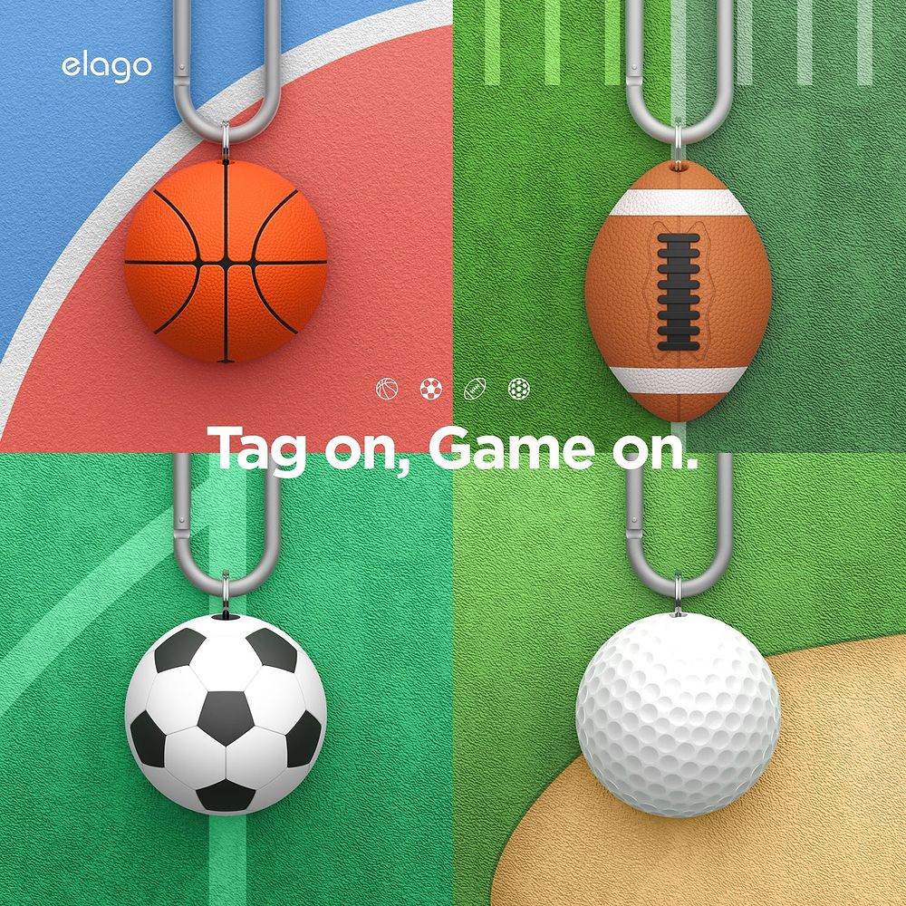 elago - AirTag Ball Case