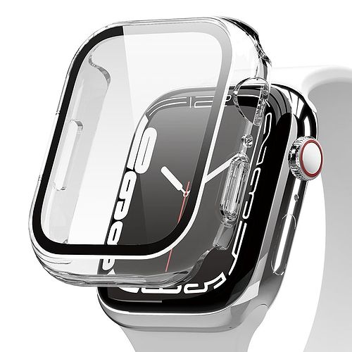 elago - 41/45 mm Clear Shield Case for Apple Watch Series 7/8/9 / Clear
