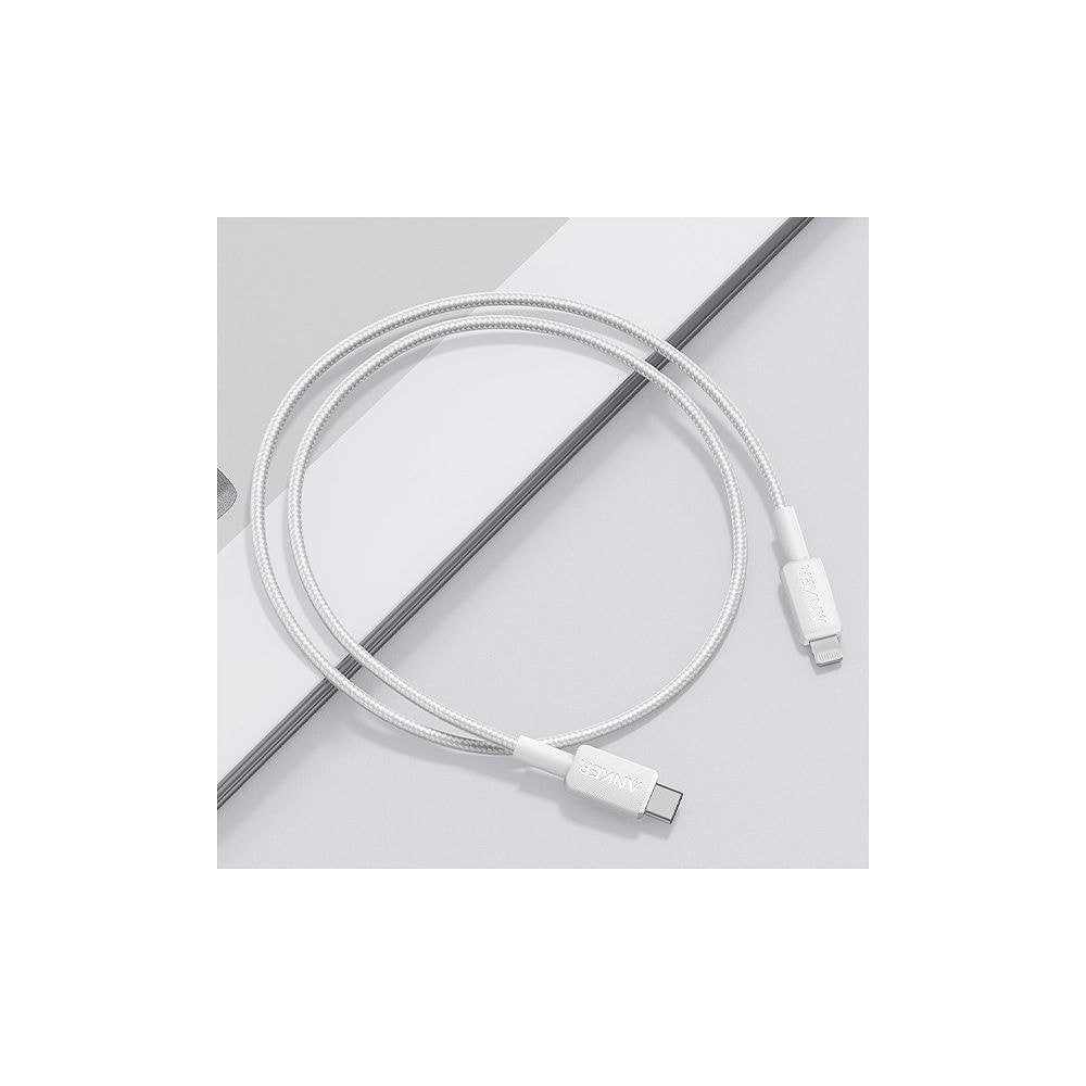 Anker - USB-C to Lightning Cable (0.9m) / White