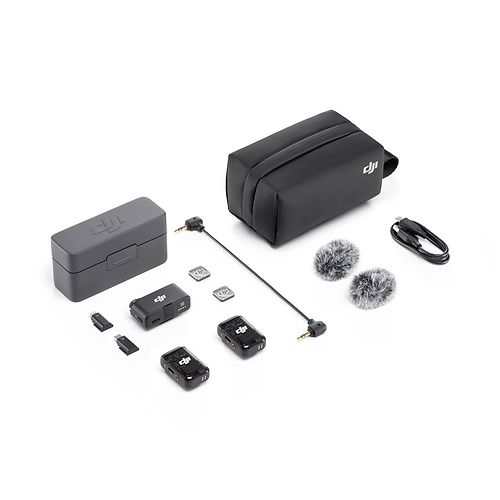 DJI - Mic 2 (Wireless Dual Pack) / Black