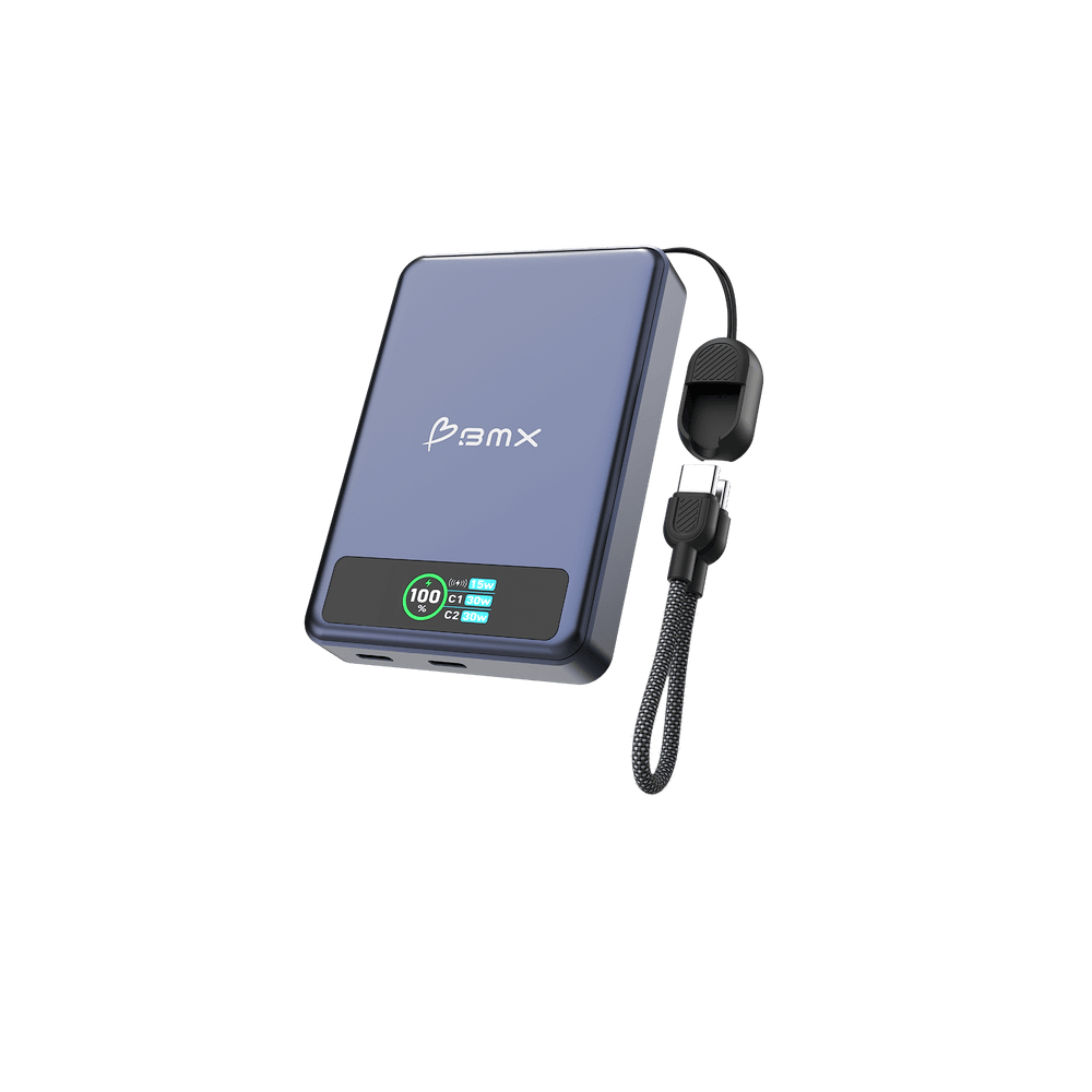 BMX - SolidSafe 10000 mAh Solid-State Magnetic Power Bank 
