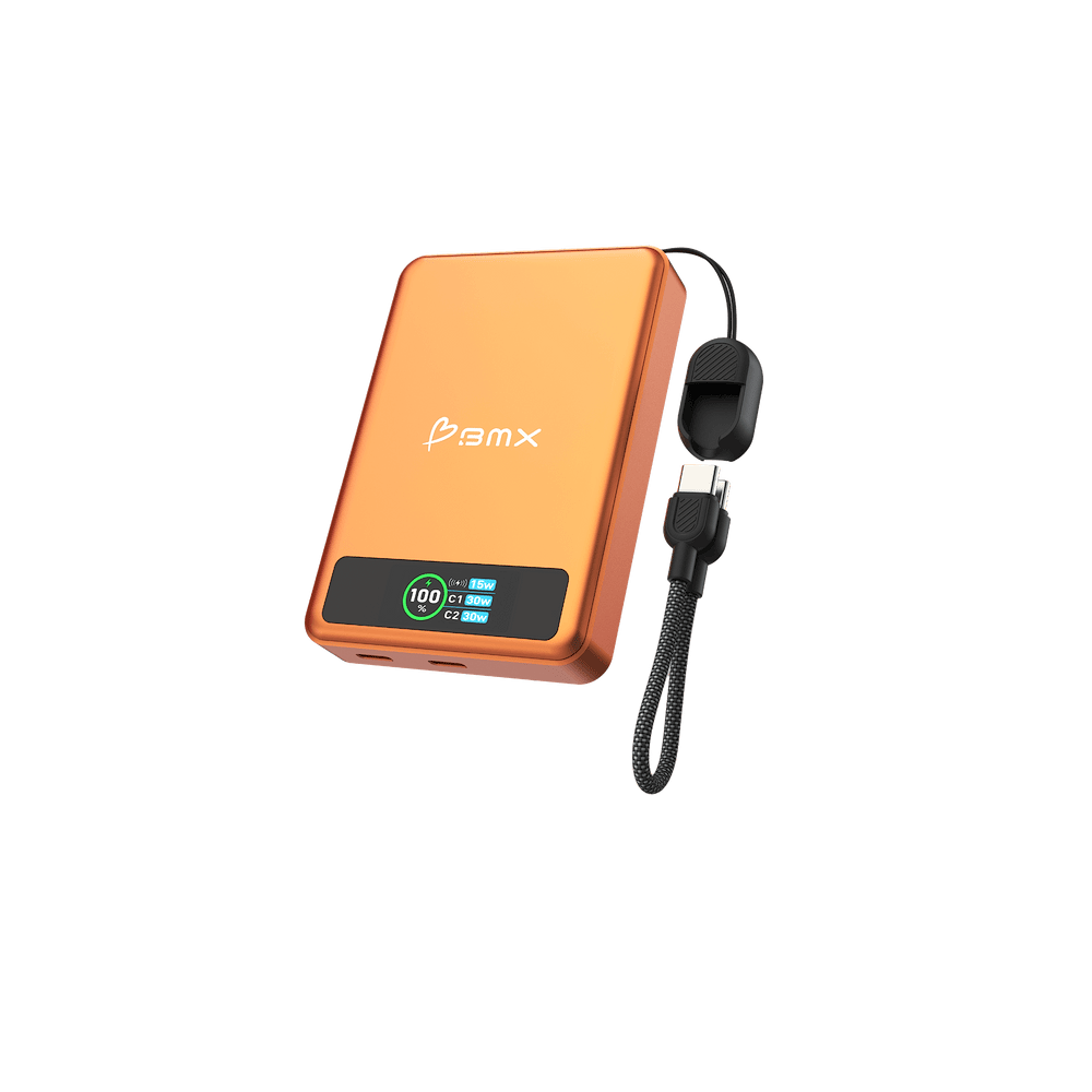 BMX - SolidSafe 10000 mAh Solid-State Magnetic Power Bank 