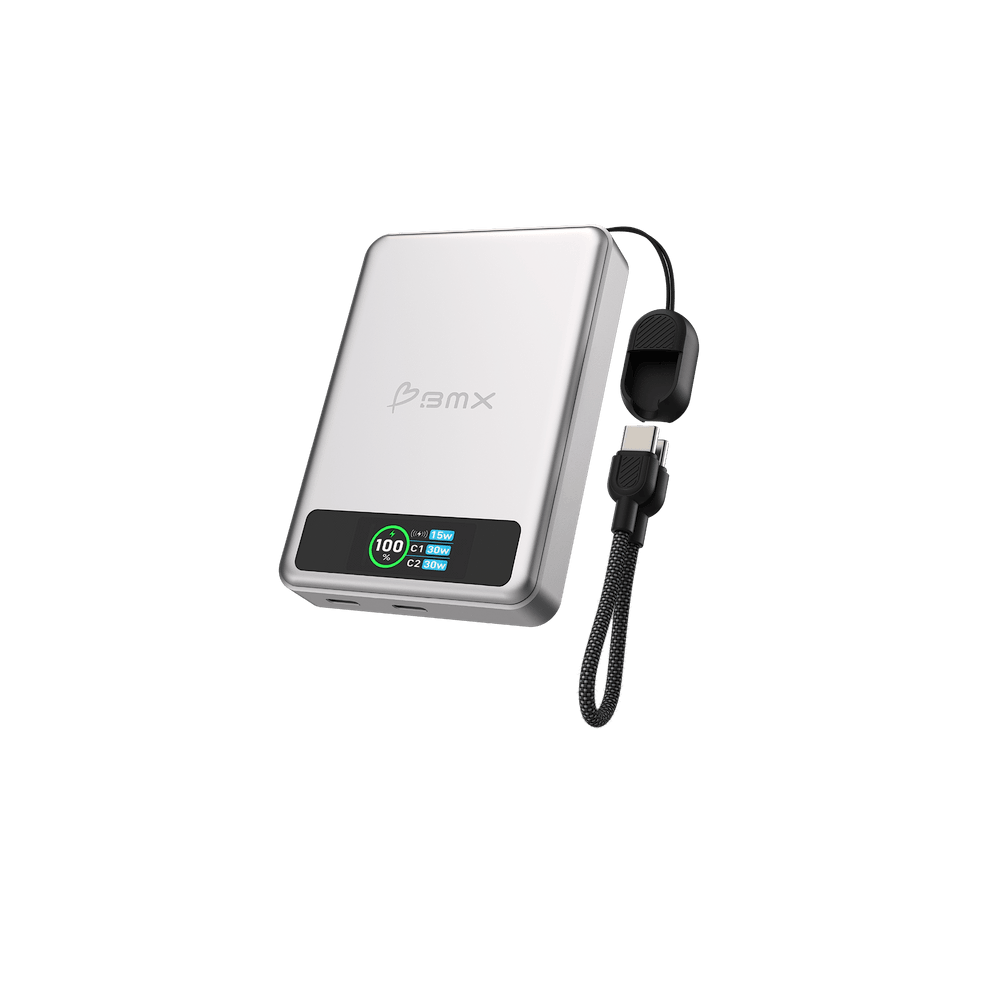 BMX - SolidSafe 10000 mAh Solid-State Magnetic Power Bank 