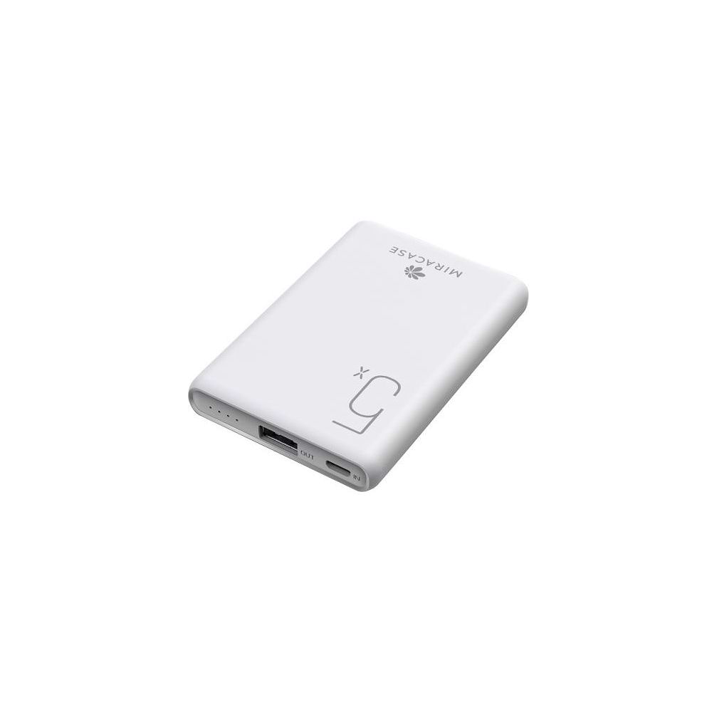 Miracase 5000mAh Slim Power Bank MPBM5000 White
