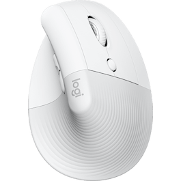 Logitech - Lift Vertical Ergonomic Mouse / Off White/Pale Grey