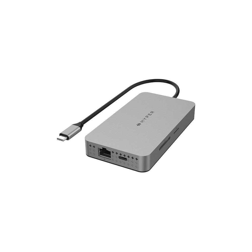 HYPER - Dual 4K HDMI 10-in-1 USB-C Hub For M1/M2/M3 Chip / Space Gray