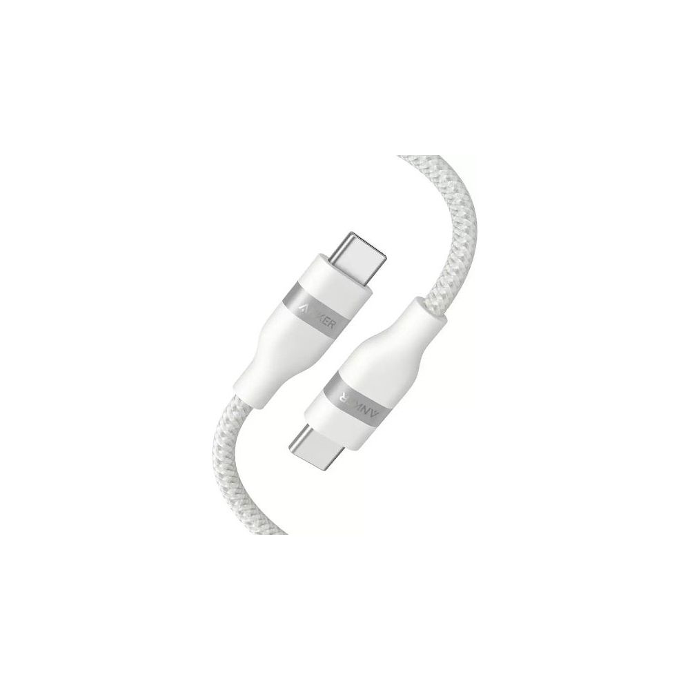 כבל USB-C ל-USB-C מבית Anker, בהספק טעינה של עד 240W ובאורך 1.8 מטר.