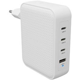 HYPER - 145W Power Adapter with USB-C / White