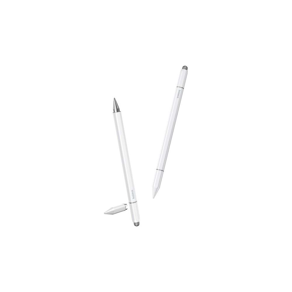 עט סטיילוס Baseus Smooth Writing III עם 5 קצוות לשימושים שונים, תגובה מהירה למגע וכיסוי מגנטי. מתאים לטלפונים, טאבלטים ומסכי מגע.