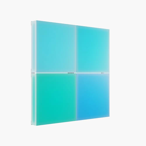 Nanoleaf - Blocks Small Squares Add-On (4 Pack) / White