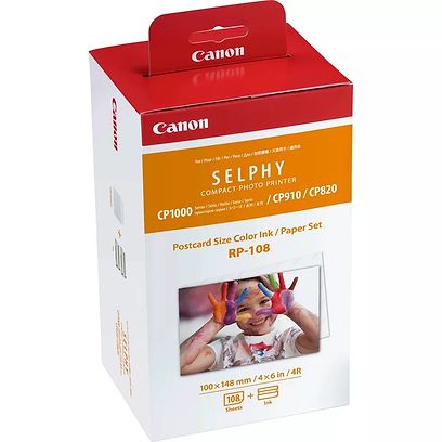 Canon - PR-108 Color Ink + 108 Sheets Paper Set / White ללא צבע