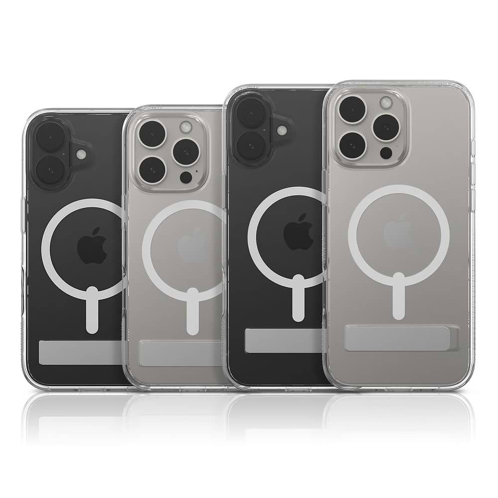 ZAGG - Crystal Palace Case with KickStans for iPhone 16 Series / Clear 
