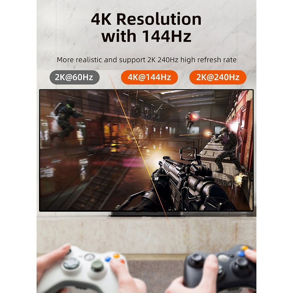 Cable Time - USB-C to DisplayPort Cable 8K/60Hz