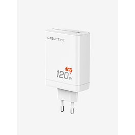 Cable Time - 120W Power Adapter with USB-C / White