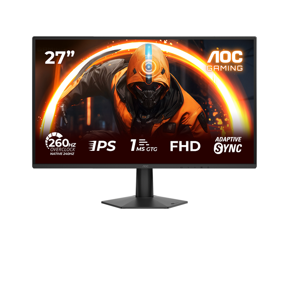 AOC - 27-inch Fast IPS 260HZ Display / Black 