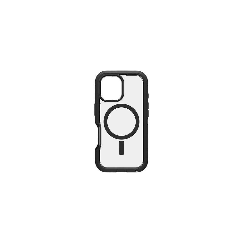 OtterBox - Defender XT Case with MagSafe for iPhone 16 / Clear/Black