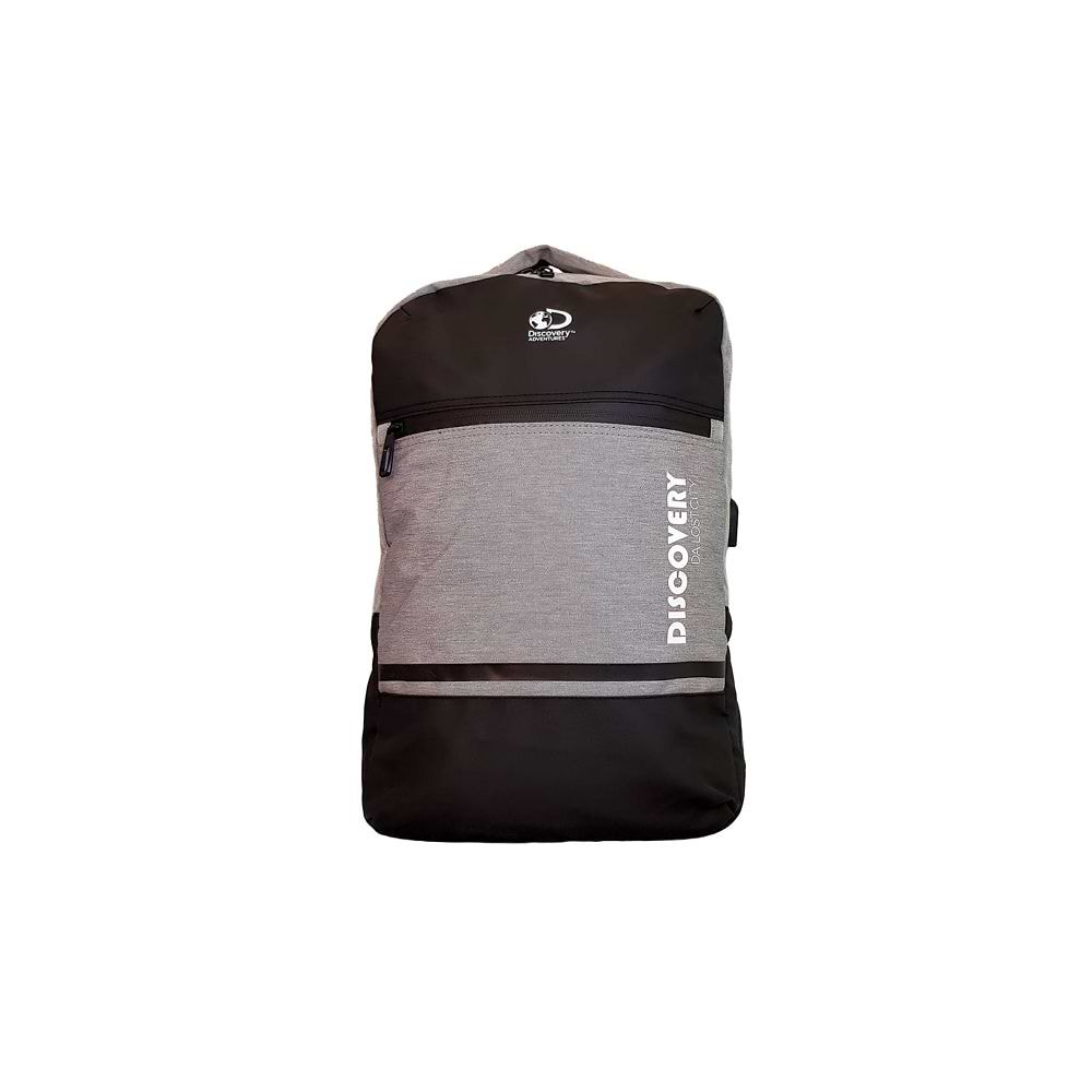 Discovery - Fancy Backpack for MacBook 14 / Black/Gray