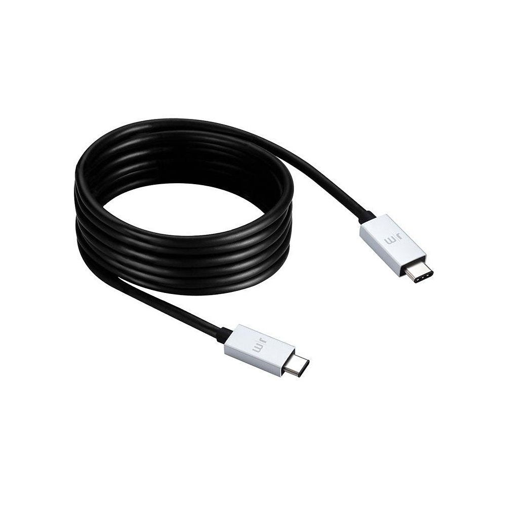 JustMobile - AluCable USB-C to USB-C Cable (2m) / Black
