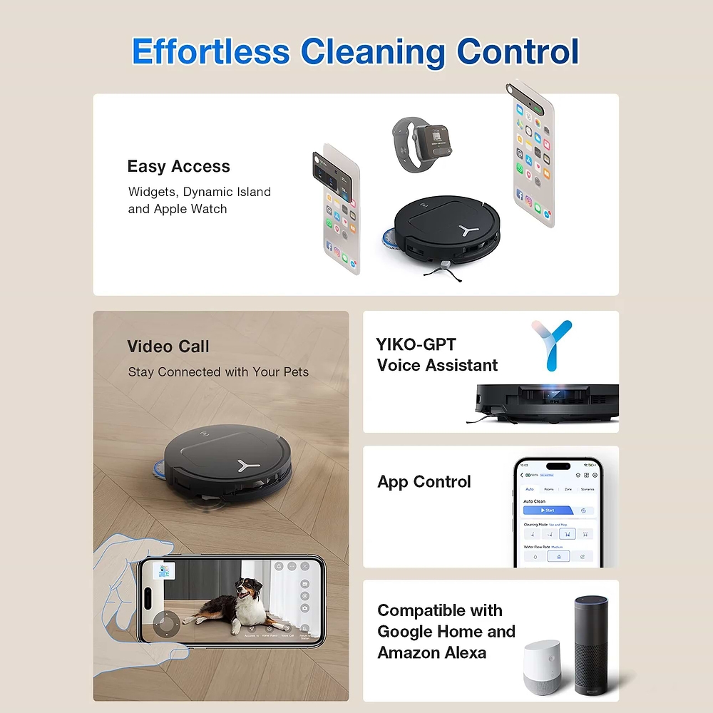 ecovacs - T50 Pro Omni Robot Vacuum