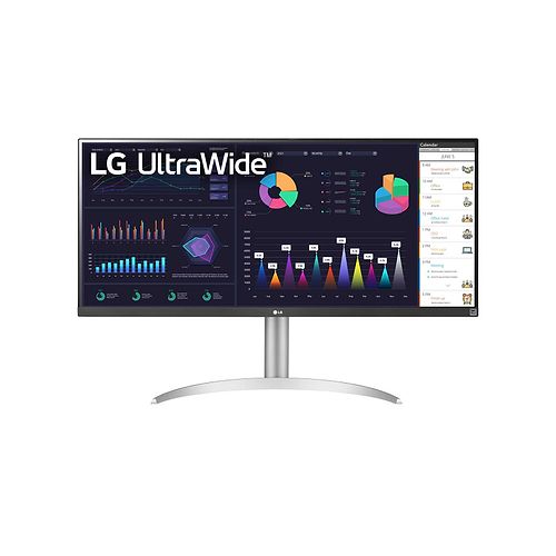 LG - 34 UltraWide Monitor FHD VESA DisplayHDR FreeSync with USB-C / White