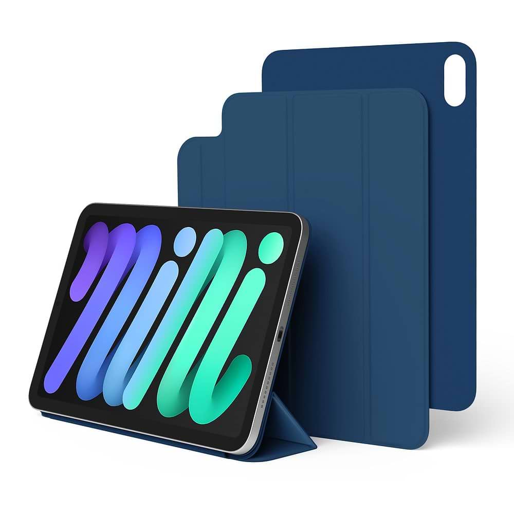 elago Smart Folio Case with Clasp for iPad Mini 6th dark blue