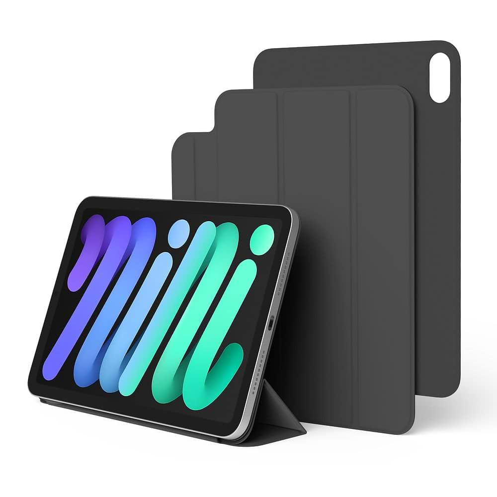 elago Smart Folio Case with Clasp for iPad Mini 6th dark gray