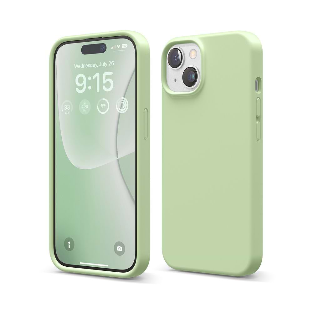 elago Silicone Case for iPhone 15 green