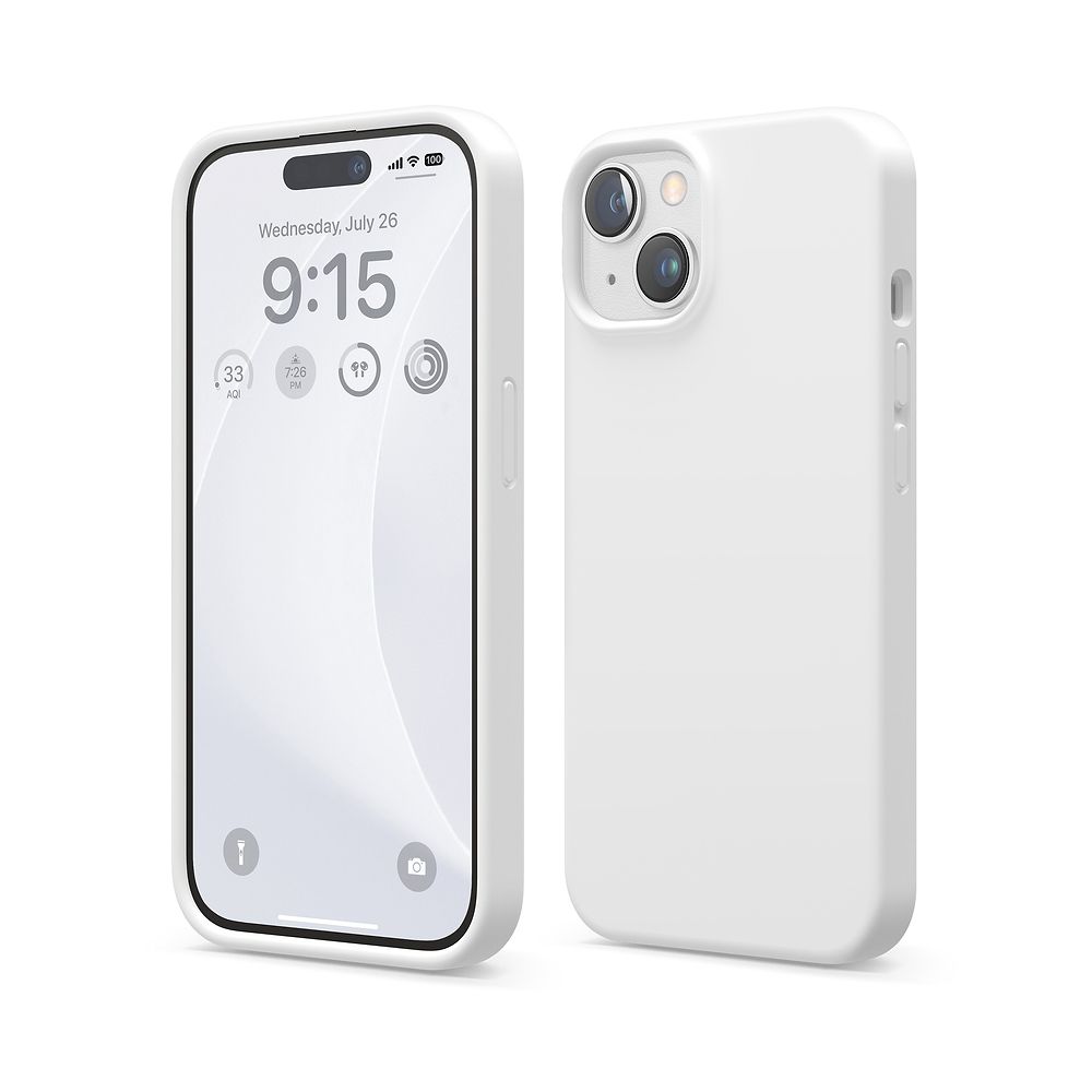 elago Liquid Silicone Case for iPhone 15 White