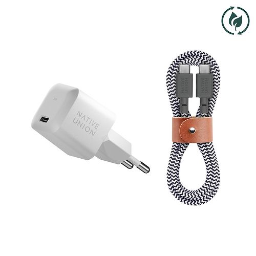 NATIVE UNION - Fast GaN Charger PD 30W with USB-C Cable