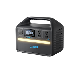 Anker - 535 Portable Power Station 512Wh / Black