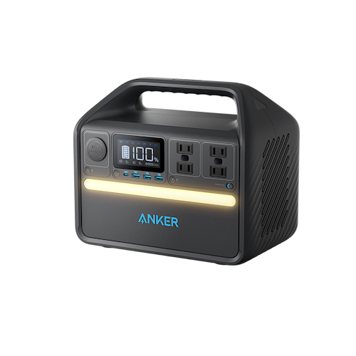 Anker - 535 Portable Power Station 512Wh / Black