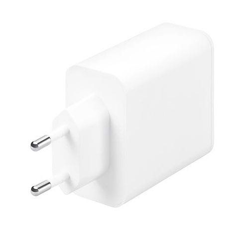 mophie - 67W Power Adapter (2 USB-C Ports) with USB-C Cable / White
