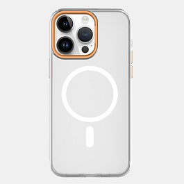 Skech - Duo MagSafe Case for iPhone 15 Pro / Orange Clear