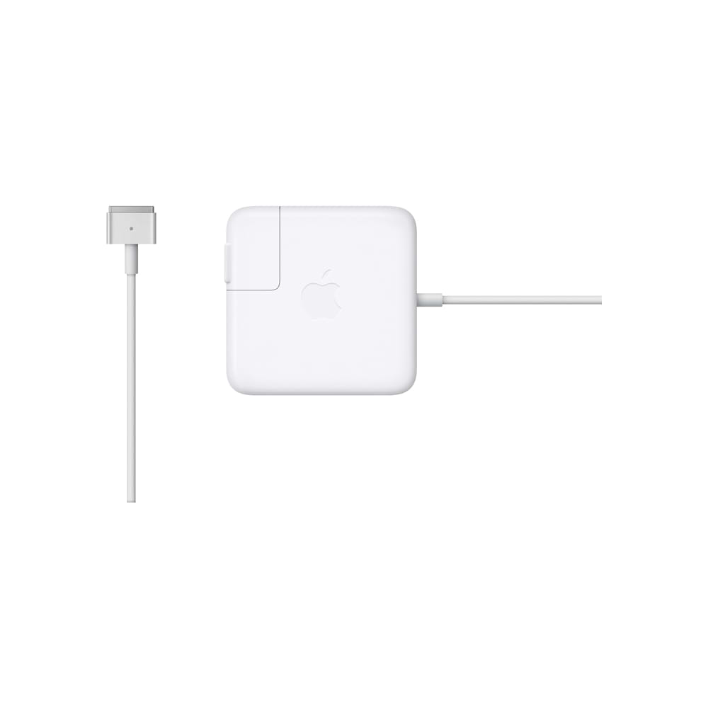 מתאם חשמל מקורי של Apple בהספק 85W עם חיבור MagSafe 2, מיועד לטעינה של MacBook Pro עם מסך Retina.
