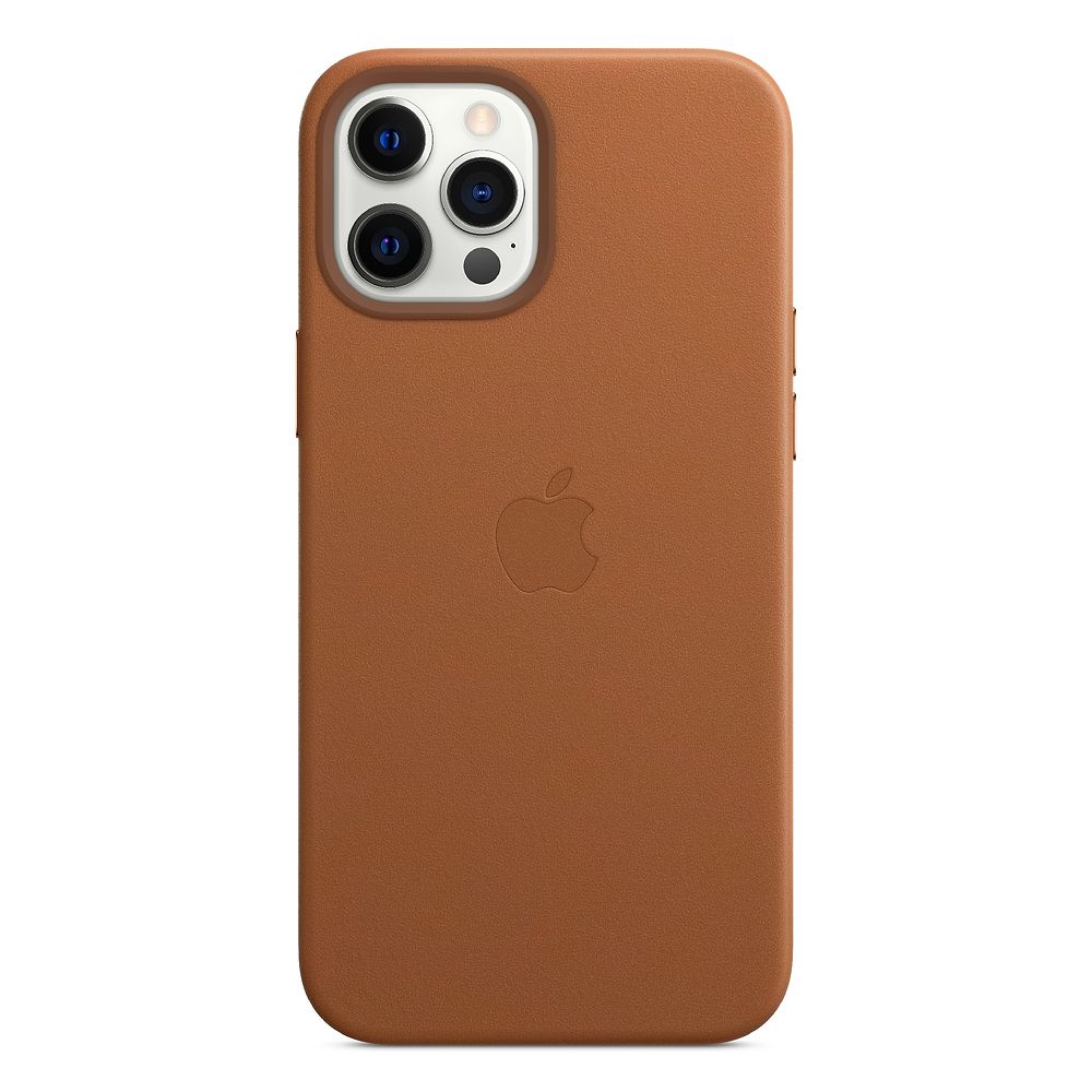 Apple - iPhone 12 Pro Max Leather Case with MagSafe